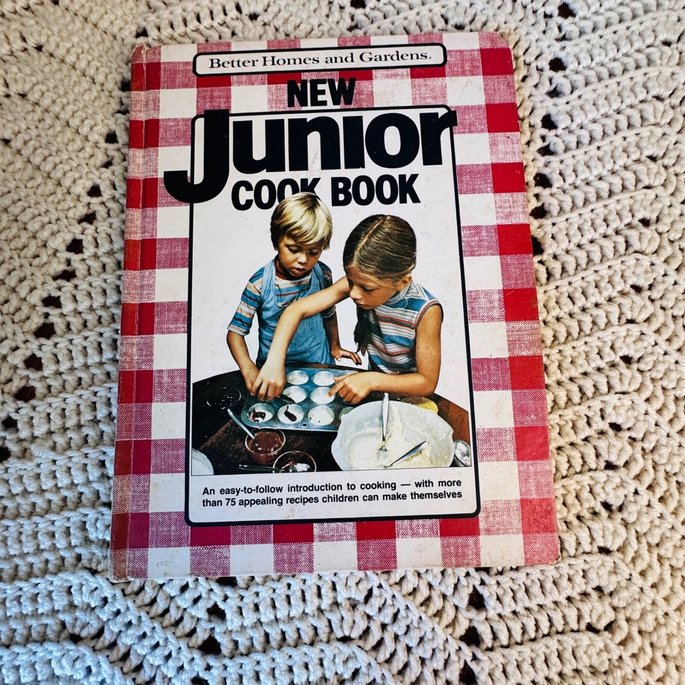 Better Homes and Gardens New Junior Cook Book 1984‎ Vintage Hardcover 0696004054